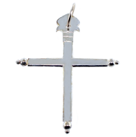 Croix Plate - Taille 5 Argent 