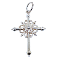 Croix de Bourg Saint Maurice - Taille 1 Argent 