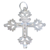 Croix grille de Chambéry - Taille 7 Argent 