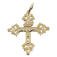 Croix grille de Chambéry - Taille 3 Or Jaune 