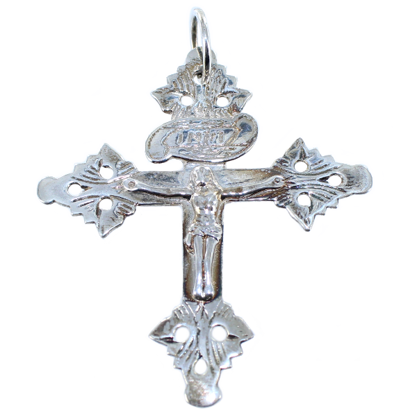 Croix grille de Chambéry - Taille 8 Argent 