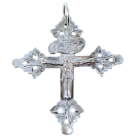 Croix grille de Chambéry - Taille 8 Argent 