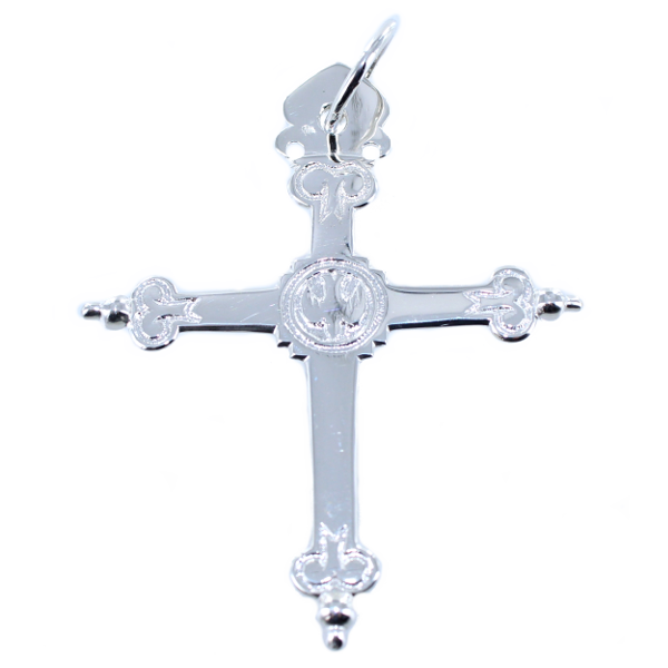 Croix Jeannette à pointe - Taille 6 Argent 
