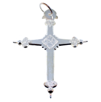 Croix Jeannette à pointe - Taille 6 Argent 