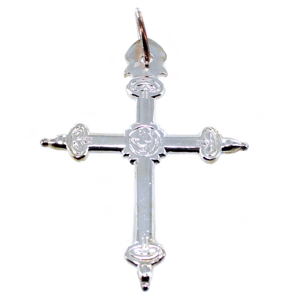 Croix Jeannette à pointe - Taille 3 Argent 