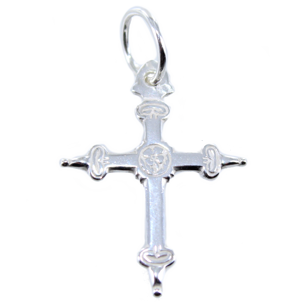 Croix Jeannette à pointe - Taille 1 Argent 