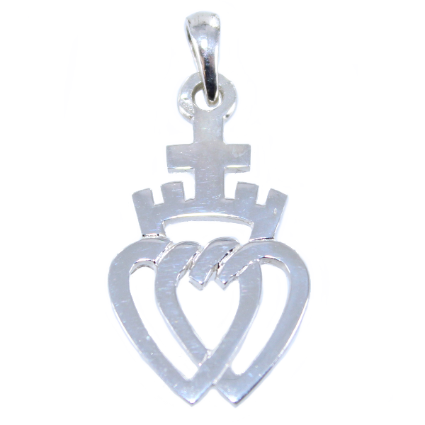 Pendentif Argent Coeur Vendéen - Taille 3 