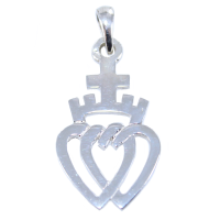 Pendentif Argent Coeur Vendéen - Taille 3 