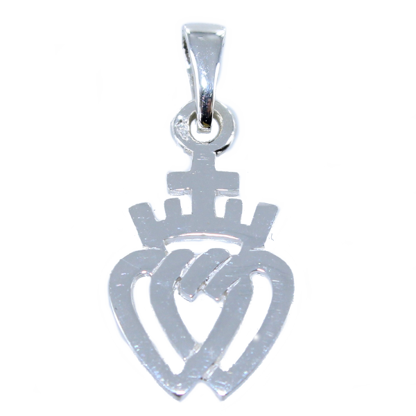 Pendentif Argent Coeur Vendéen - Taille 2 