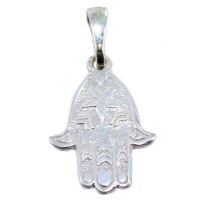 Pendentif Argent Main de Fatma pleine 