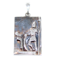 Pendentif Argent Islandais Hrafna Floki 