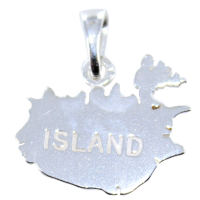 Pendentif&nbsp;Carte Islande - Taille 2 - Image&nbsp;2 