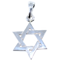 Pendentif&nbsp;Argent&nbsp;Etoile de David - Taille 3 