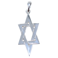 Pendentif Argent Etoile de David Dietrich 