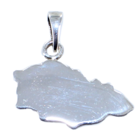 Pendentif Argent Carte Ile de Gozo 