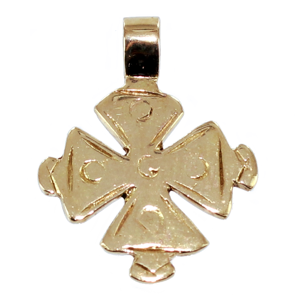 Croix Malte Ancienne - Taille 2 Or Jaune 