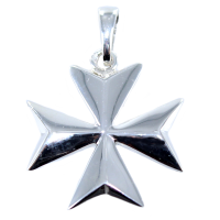 Croix de Malte volume - Taille 3&nbsp;Argent 