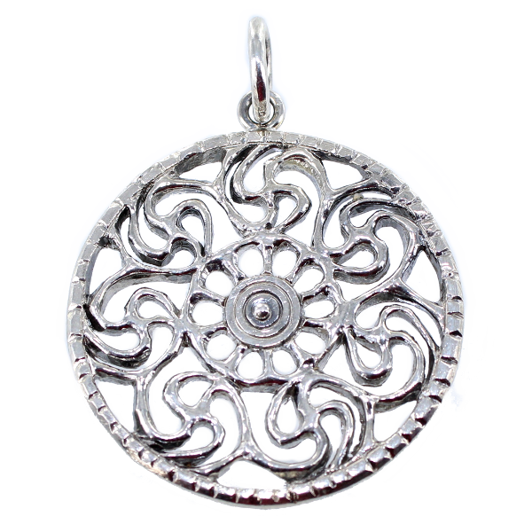 Pendentif Argent Lituanien 7 Quadricels 