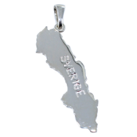 Pendentif&nbsp;Carte Suède - Taille 3 - Image&nbsp;2 