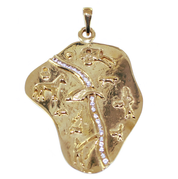 Pendentif Or Jaune La Vie Tsigane - Taille 1 