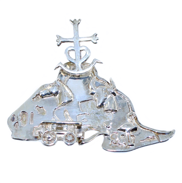 Pendentif Argent La vie Tsigane en Camargue 