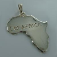 Pendentif Carte I love Africa - Image 2 