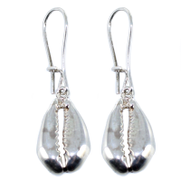 Boucles d'oreilles Argent Cauri 