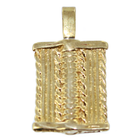 Pendentif Or Jaune Poids africain Mandigues 