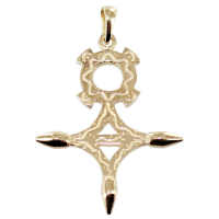 Pendentif Or Jaune Croix du sud Tin Hinan 