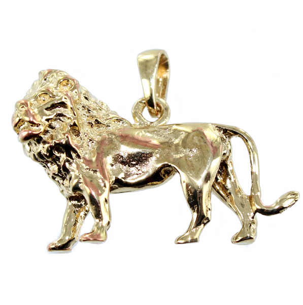 Pendentif Or Jaune Lion