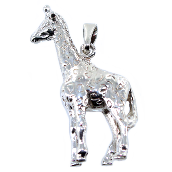Pendentif Argent Girafe 