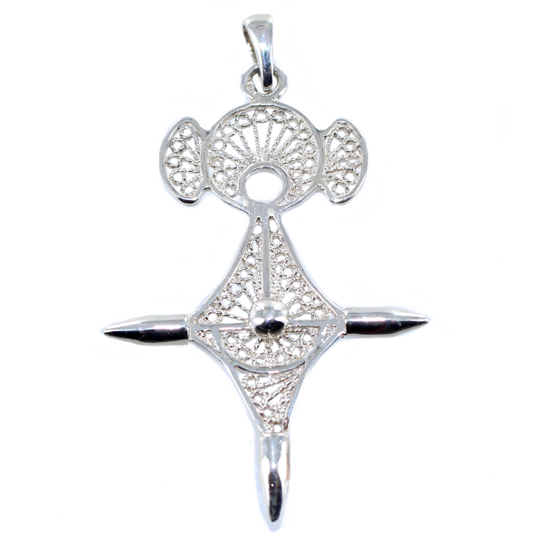 Pendentif Argent Croix du sud filigrane Aïr 