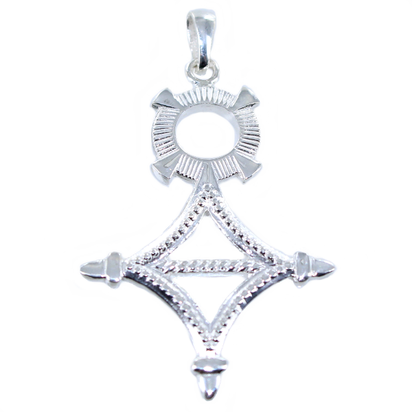 Pendentif Argent Croix du sud Touareg 