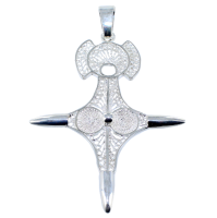 Pendentif Argent Croix du sud filigrane Ifri 