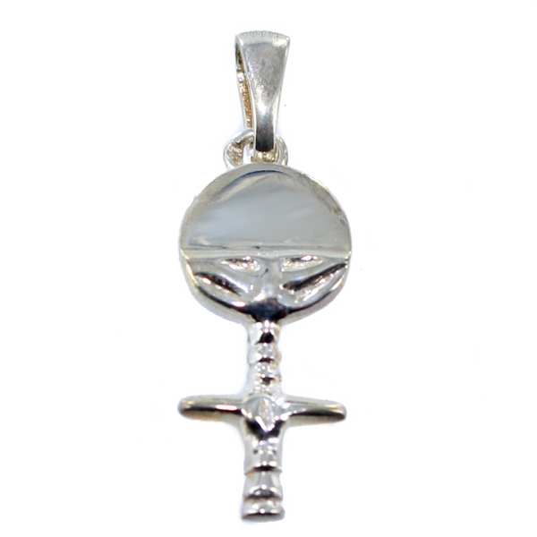 Pendentif Argent Poupée Ashanti - Taille 3 