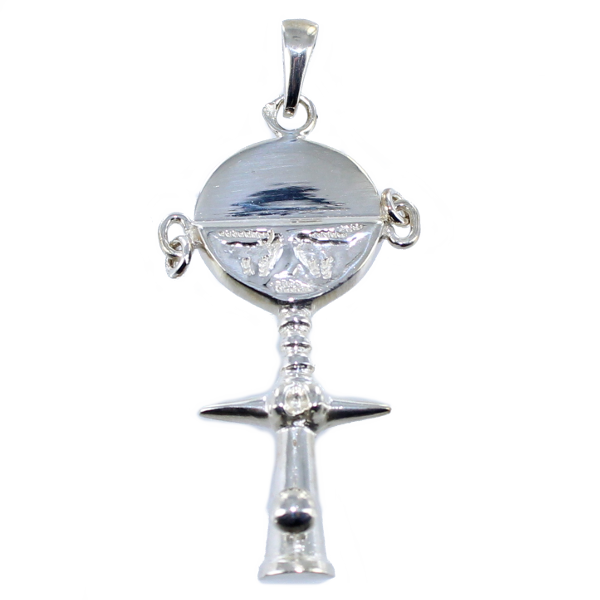 Pendentif Argent Poupée Ashanti - Taille 5 