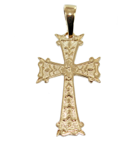 Croix Or Jaune  arménienne Sourp Etchmiadzin 