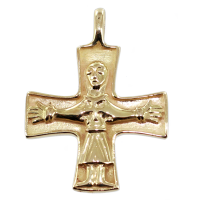 Croix catholique romane - Taille 1 Or Jaune 