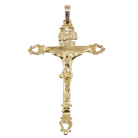 Croix avec Christ - Taille 3 Or Jaune 