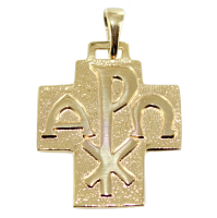 Croix Psaume Or Jaune 