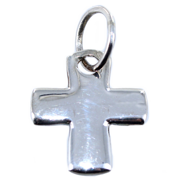 Croix Plate - Taille 2 Argent 