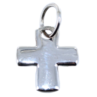 Croix Plate - Taille 2 Argent