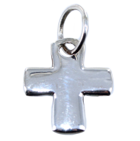 Croix Plate - Taille 2 Argent 