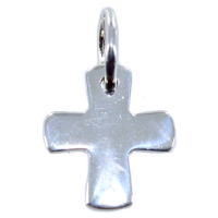 Croix Plate - Taille 1 Argent 