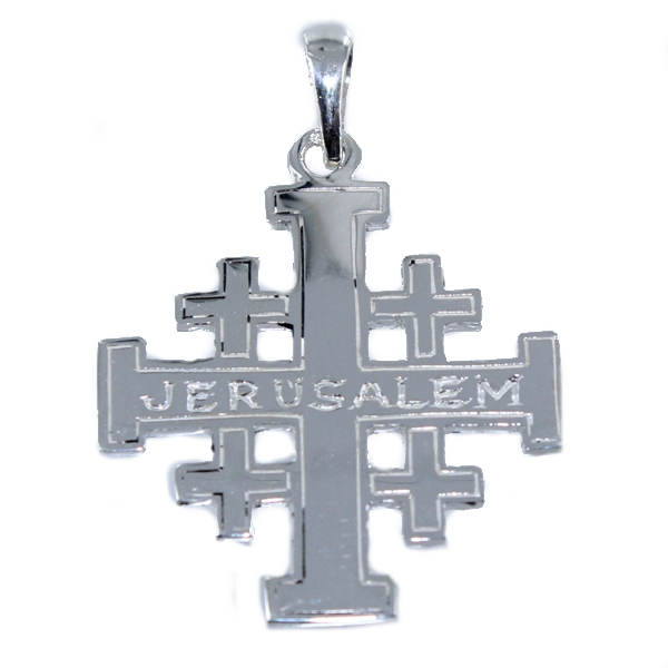 Croix de Jérusalem - Taille 3 Argent 