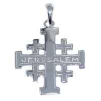 Croix de Jérusalem - Taille 3 Argent 