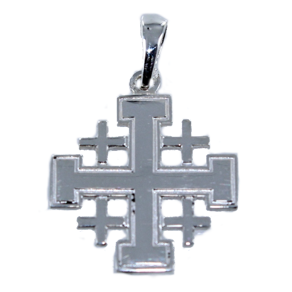 Croix de Jérusalem - Taille 2 Argent 
