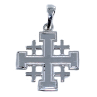 Croix de Jérusalem - Taille 2 Argent 