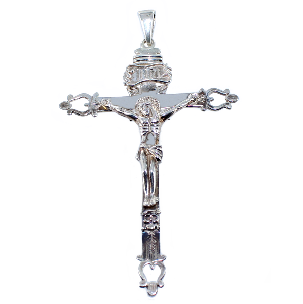 Croix avec Christ - Taille 5 Argent