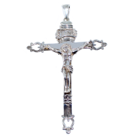 Croix avec Christ - Taille 5 Argent